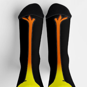 Funny Chicken leg Feet Socks Knie Tier Socken