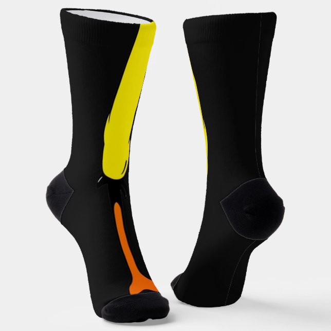 Funny Chicken leg Feet Socks Knie Tier Socken (Gewinkelt)