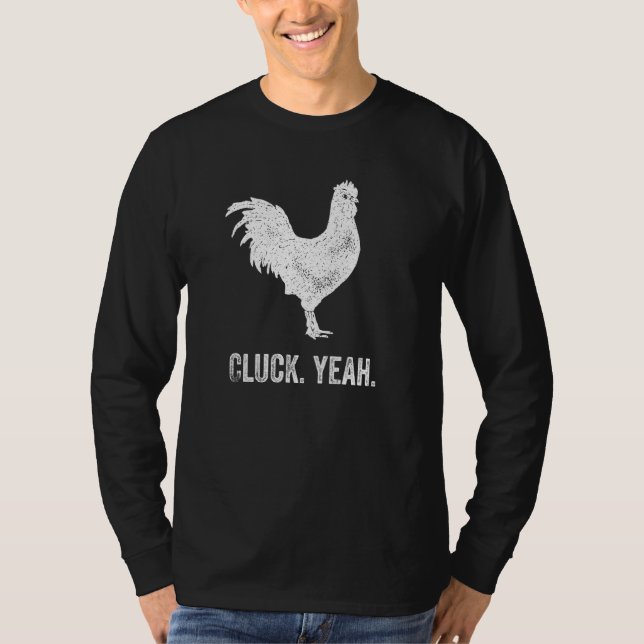 Funny Chicken Lover Farm Bauer Rooster T-Shirt (Vorderseite)