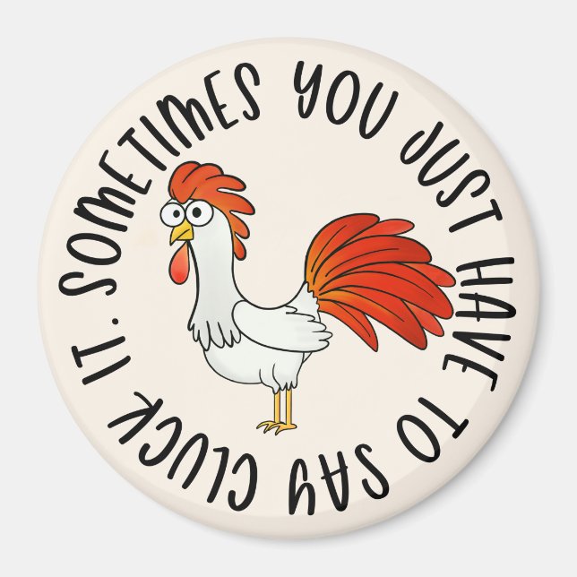 Funny Chicken Magnet (Vorne)
