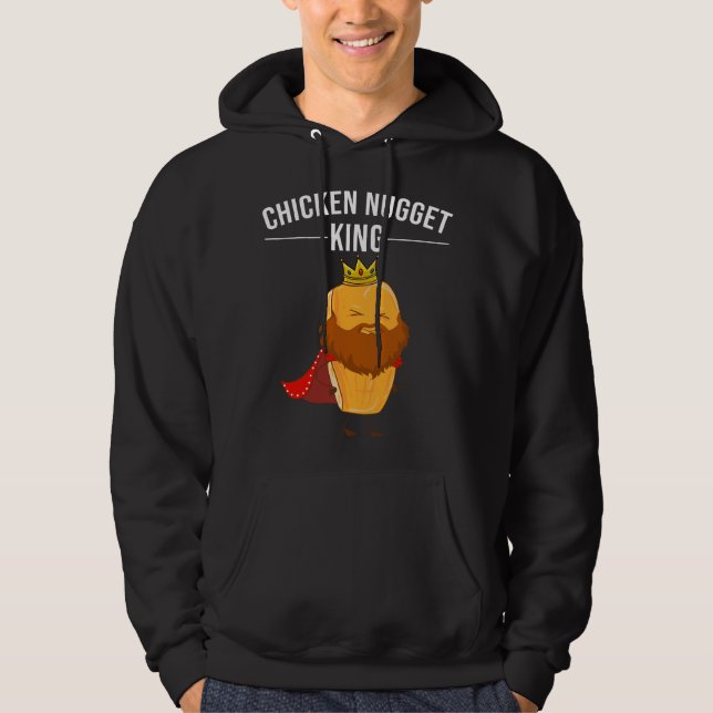 Funny Chicken Nugget For Kids Cool Chicken Nugget  Hoodie (Vorderseite)