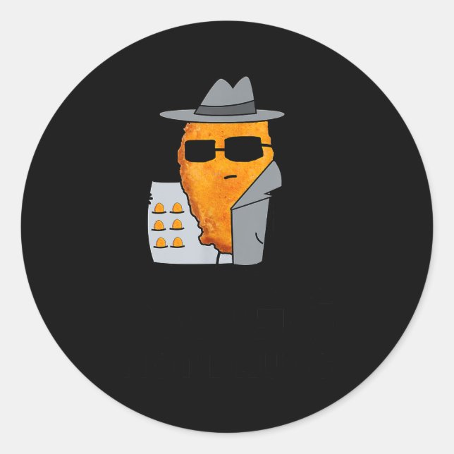 Funny Chicken Nuggets - Nugs Not Drugs  Runder Aufkleber (Vorderseite)