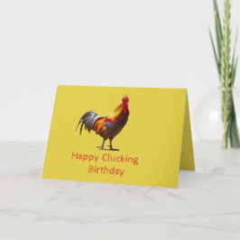 Funny Chicken Persönlicher Geburtstag Karte