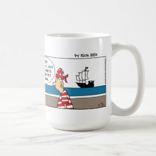 Funny Chicken Pirate Tasse