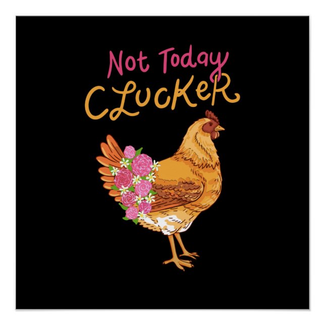 Funny Chicken Poster (Vorderseite)