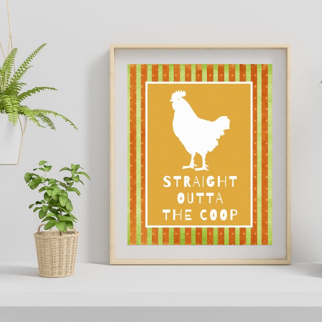 Funny Chicken Poster (Von Creator hochgeladen)