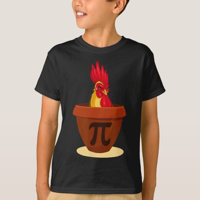 Funny Chicken Pot Pie - Chicken Pi Day 2019 Shirt (Vorderseite)