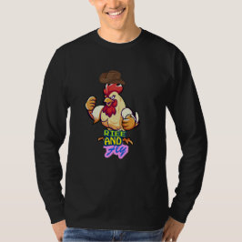 Funny Chicken Rise and Fly” T-Shirt