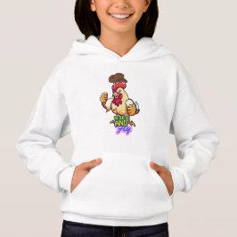 Funny Chicken Rise and Fly” T-Shirt Hoodie