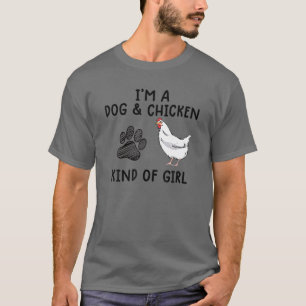 Funny Chicken S For Women Funny Dog Bauer Girl Do T-Shirt