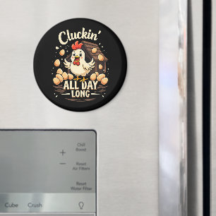 Funny Chicken Spaß Rustikales Landleben Magnet