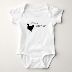 Funny Chicken Spaß: Was für ein Fuster Cluck? Baby Strampler