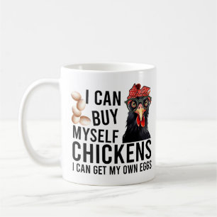 Funny Chicken Sprichwort Kaffeetasse