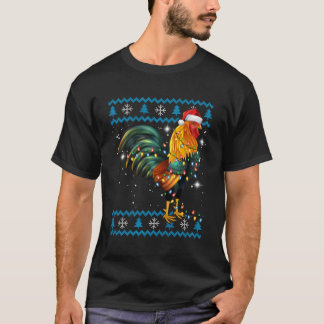 Funny Chicken Ugly Sweater Chicken Lover für Chris T-Shirt