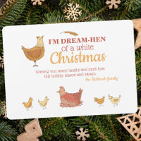 Funny Chicken Weihnachtskarte
