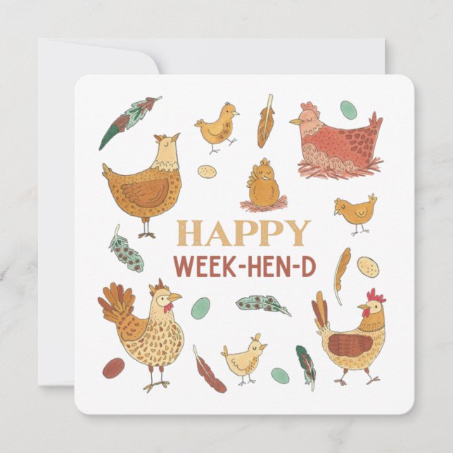 Funny Chickens Hen Party Weekend (Vorderseite)