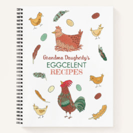Funny Chickens Personalisiertes Rezept Buch