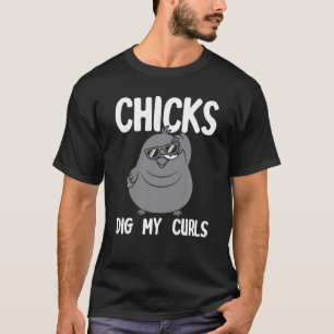 Funny Chicks dig meine Curls für Kleinkinder locke T-Shirt
