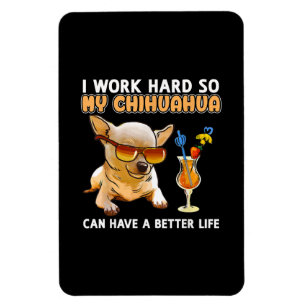 Funny Chihuahua Chihuahua Lover Geschenke Magnet