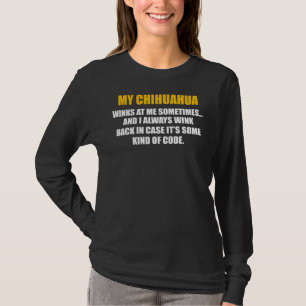 Funny Chihuahua Dog Sprichwort Hund Vater Mama T-Shirt