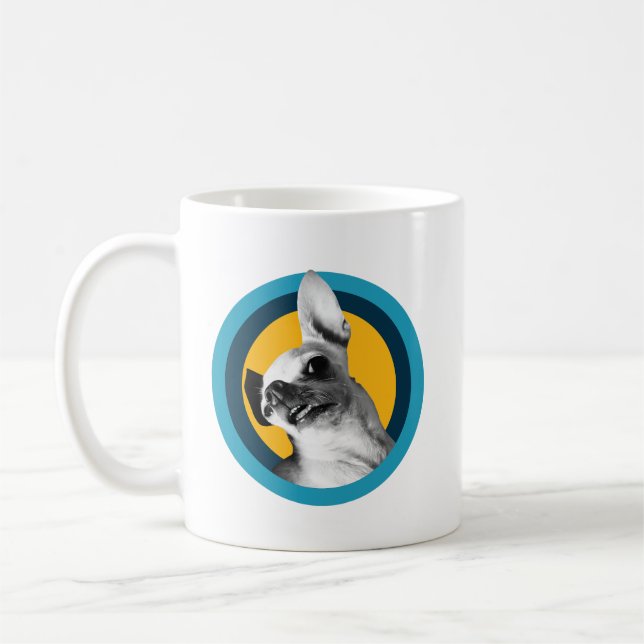 Funny Chihuahua - "Duh Dog" Kaffeetasse (Links)