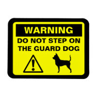 Funny Chihuahua Guard Hund Humoristische Warnung
