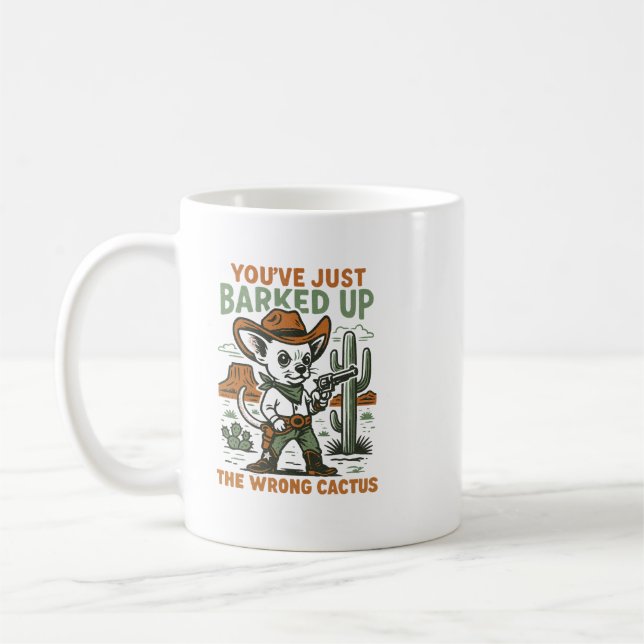 Funny Chihuahua Western Mug – You've Just Barked  Kaffeetasse (Links)