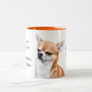 Funny Chihuahua Zweifarbige Tasse