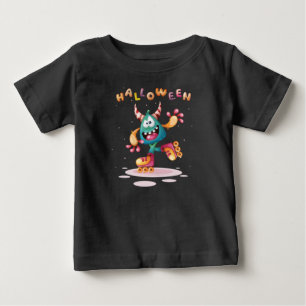 Funny Childish Halloween Monster Kleinkind Baby T- T-shirt