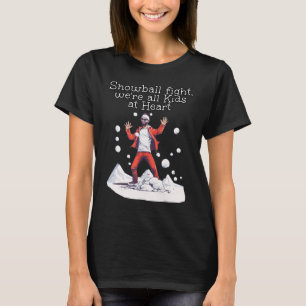 Funny Childlike Man in Tracksuit für Snowball Wint T-Shirt