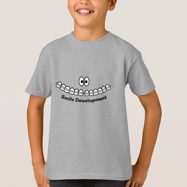 Funny Children's Braces T - Shirt (Vorderseite)