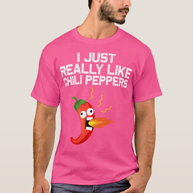 Funny Chili Pfeffer Design Damen Gewürzter Haba T-Shirt (Vorderseite)