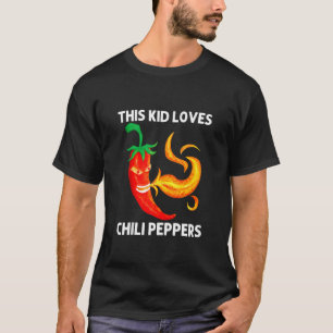 Funny Chili Pfeffer für Kinder Jungen mit rotem Sp T-Shirt