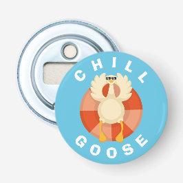 Funny Chill Goose Summer Vacacation Beach Alberner Flaschenöffner