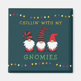 Funny Chillin' mit meinen Gnomen Weihnachtslöffel  Magnet