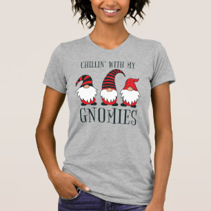 Funny Chillin' mit meinen Gnomen Weihnachtslöffel T-Shirt