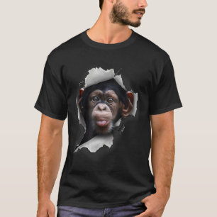 Funny Chimp, Funny Monkey Lover, Schimpanzee Affe T-Shirt