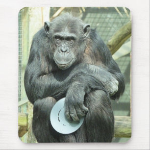 FUNNY CHIMPANZEE MOUSEPAD