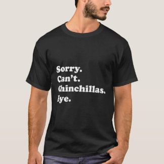 Funny Chinchilla Geschenk für Männer Frauen Jungen T-Shirt