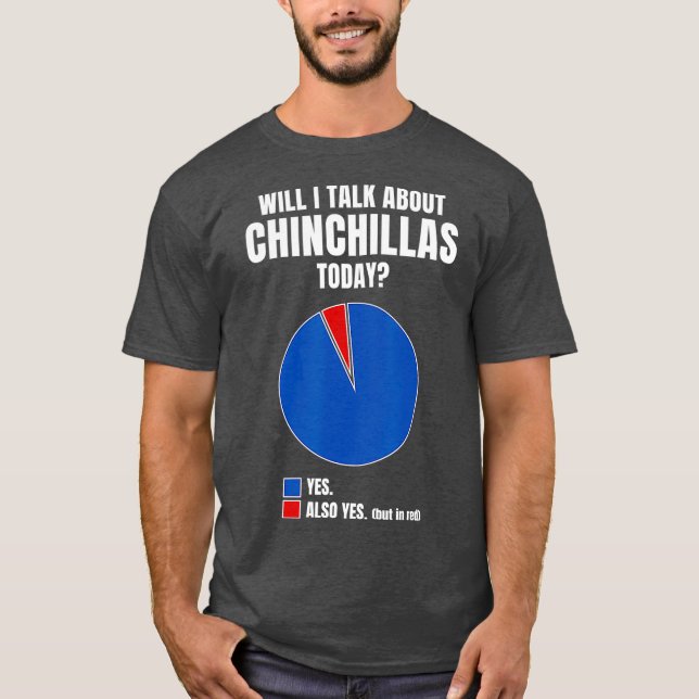 Funny CHINCHILLA Kleidungsdiagramm Outfit Geschenk T-Shirt (Vorderseite)
