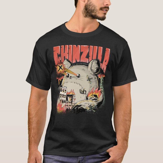  Funny CHINZILLA Cool Gift For Chinchilla Owners T-Shirt (Vorderseite)