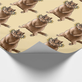 Funny Chipmunk Eichhörrel Geek Animal Art Geschenkpapier