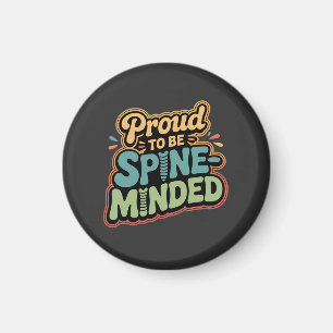 Funny Chiropractor gibt Spieß für Gesundheit Magnet