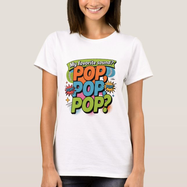 Funny Chiropractor Pop Sound Gift T-Shirt (Vorderseite)