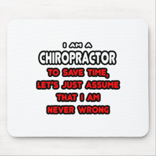 Funny Chiropractor T - Shirt und Geschenke Mousepad