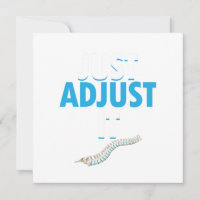 Funny Chiropraktor einfach nur passen es Wirbelsäu