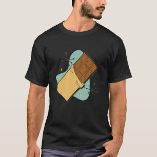 Funny Chocolate Bar Comic Kunst für Männer Frauen T-Shirt