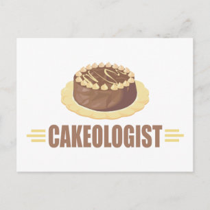Funny Chocolate Cake Postkarte