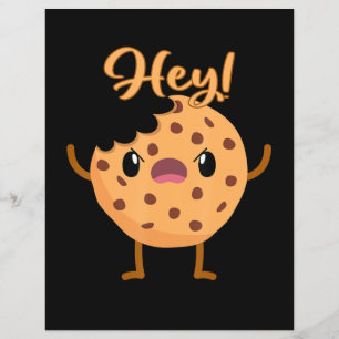 Funny Chocolate Chip Cookie Ein Biss aus dem Haus