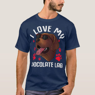 Funny Chocolate Labrador Retriever Gift Men Labrad T-Shirt